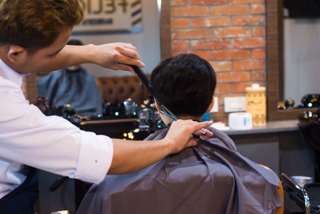 wash cut and blow dry